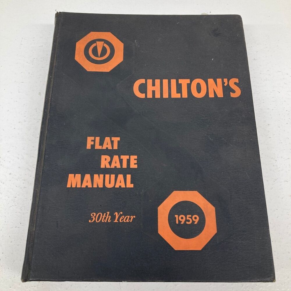 Chilton's Flat Rate Parts Manual 1959